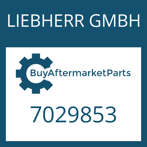 LIEBHERR GMBH 7029853 - SCREW PLUG