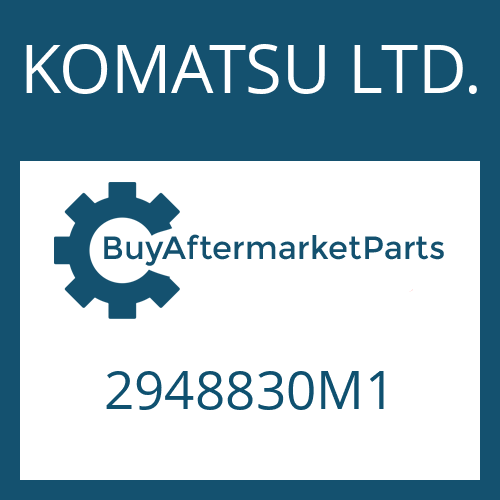 KOMATSU LTD. 2948830M1 - SLOTTED NUT