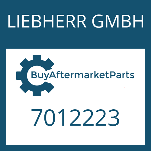 LIEBHERR GMBH 7012223 - WASHER