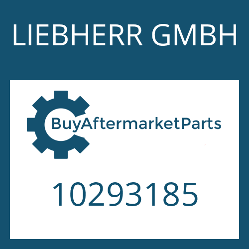 LIEBHERR GMBH 10293185 - WASHER