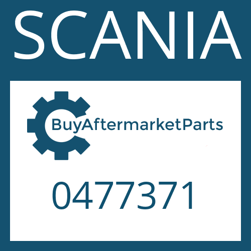 SCANIA 0477371 - WASHER for Heavy Equipment