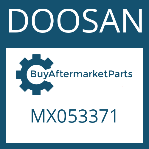 DOOSAN MX053371 - WASHER