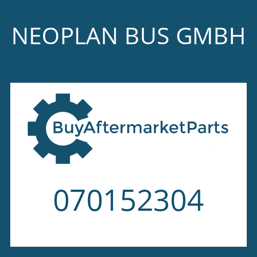 NEOPLAN BUS GMBH 070152304 - WASHER