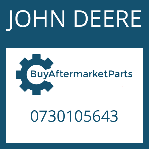 JOHN DEERE 0730105643 - STOP WASHER