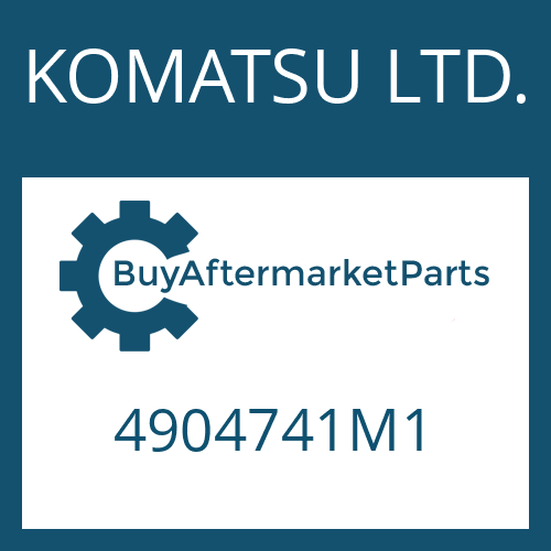 KOMATSU LTD. 4904741M1 - WASHER