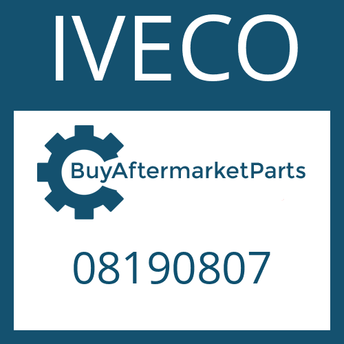 IVECO 08190807 - WASHER for Heavy Equipment