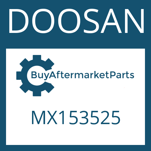 DOOSAN MX153525 - THRUST WASHER