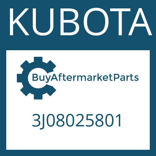 KUBOTA 3J08025801 - SHIM