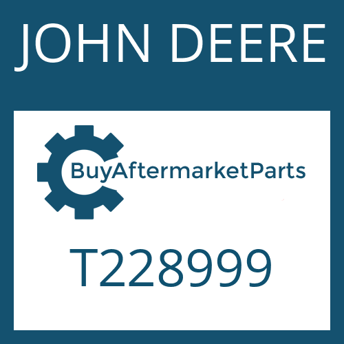 JOHN DEERE T228999 - WASHER