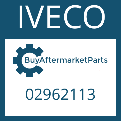 IVECO 02962113 - SEALING CAP for Heavy Equipment