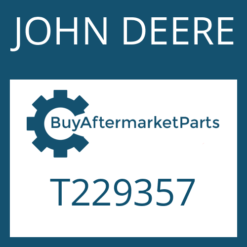 JOHN DEERE T229357 - CUP SPRING