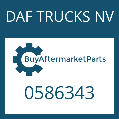 DAF TRUCKS NV 0586343 - COMPRESSION SPRING