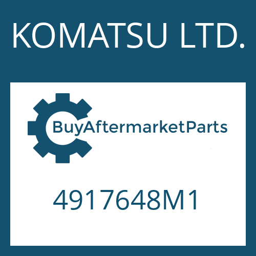 KOMATSU LTD. 4917648M1 - COMPRESSION SPRING