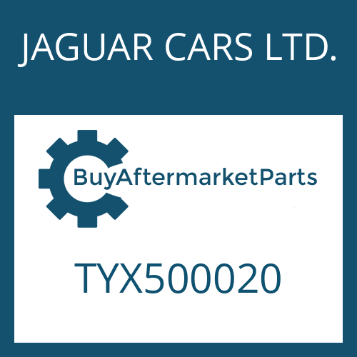 JAGUAR CARS LTD. TYX500020 - ROUND SEALING RING