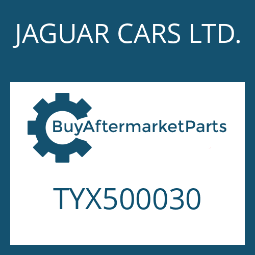 JAGUAR CARS LTD. TYX500030 - ROUND SEALING RING