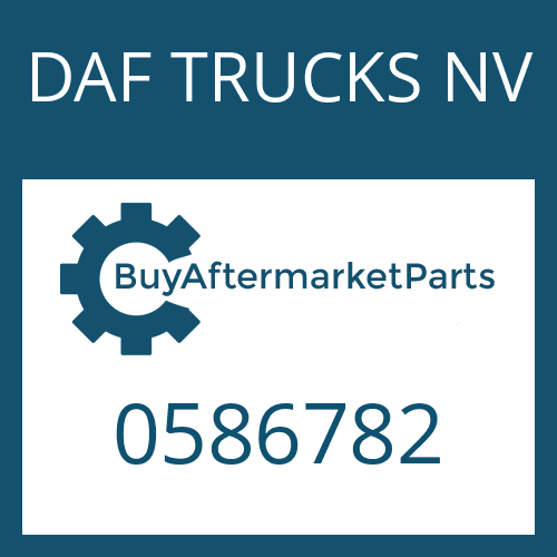 DAF TRUCKS NV 0586782 - SHAFT SEAL