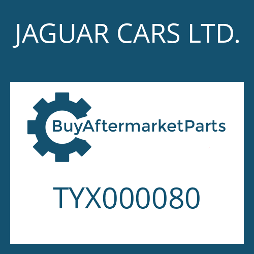 JAGUAR CARS LTD. TYX000080 - SHAFT SEAL