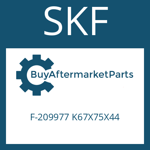 SKF F-209977 K67X75X44 - NEEDLE CAGE