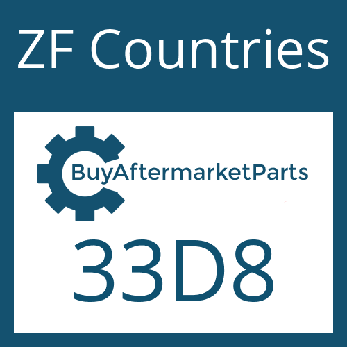 ZF Countries 33D8 - FLAT HEAD BOLT