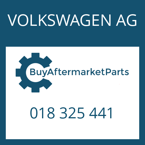 VOLKSWAGEN AG 018 325 441 - HEXALOBULAR DRIVING SCREW