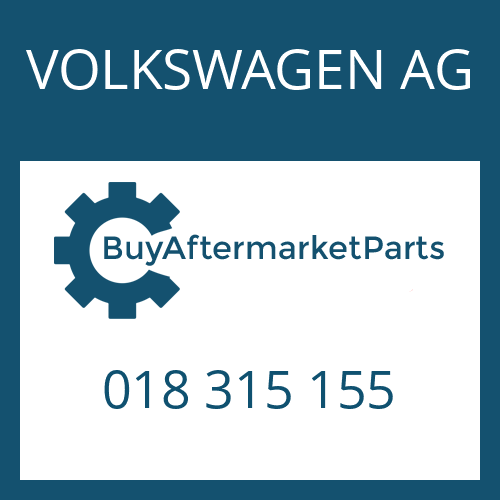 VOLKSWAGEN AG 018 315 155 - HEXALOBULAR DRIVING SCREW