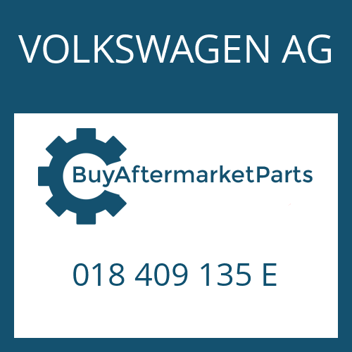 VOLKSWAGEN AG 018 409 135 E - HEXALOBULAR DRIVING SCREW