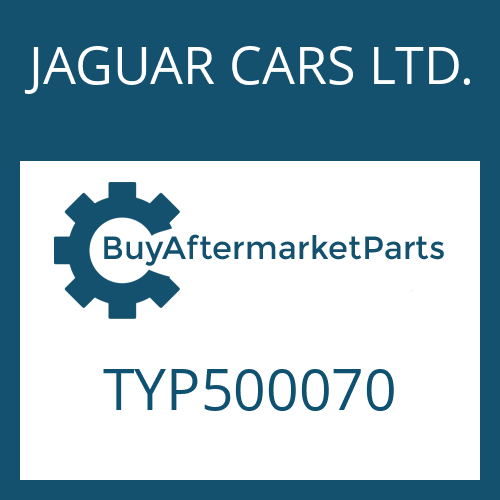JAGUAR CARS LTD. TYP500070 - HEXALOBULAR DRIVING SCREW