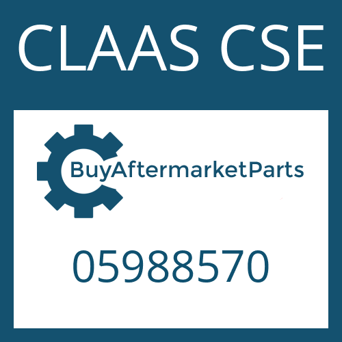 CLAAS CSE 05988570 - HEXALOBULAR DRIVING SCREW