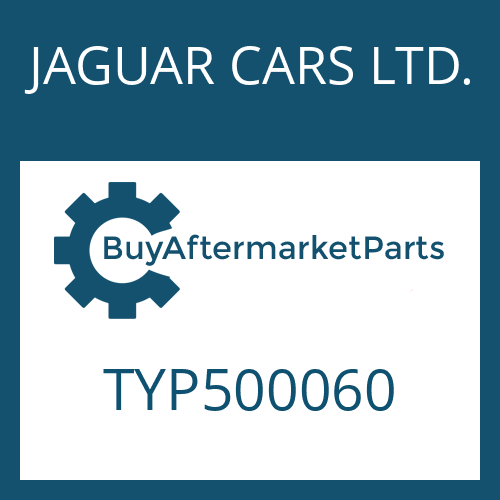 JAGUAR CARS LTD. TYP500060 - HEXALOBULAR DRIVING SCREW