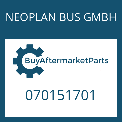 NEOPLAN BUS GMBH 070151701 - HEXAGON NUT