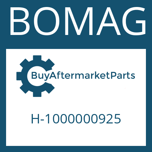 BOMAG H-1000000925 - HEXAGON NUT