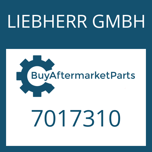 LIEBHERR GMBH 7017310 - LOCKING SCREW