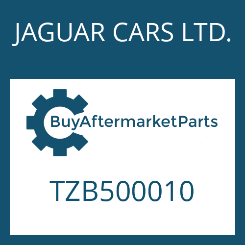 JAGUAR CARS LTD. TZB500010 - SHAFT SEAL