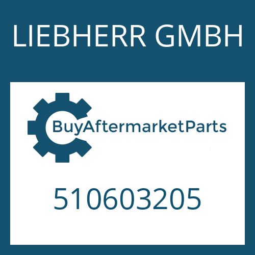 LIEBHERR GMBH 510603205 - FILTER
