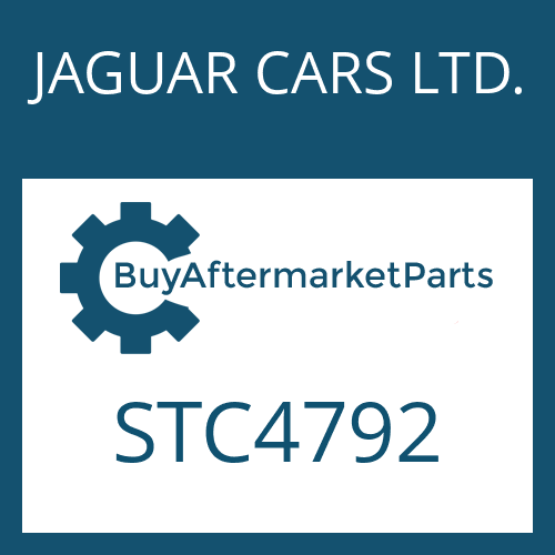 JAGUAR CARS LTD. STC4792 - OELWANNE