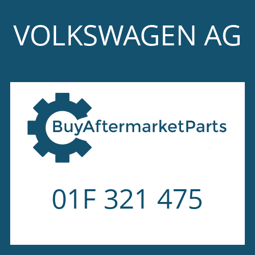 VOLKSWAGEN AG 01F 321 475 - OIL TUBE