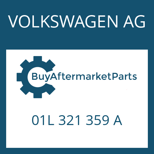 VOLKSWAGEN AG 01L 321 359 A - OIL PAN