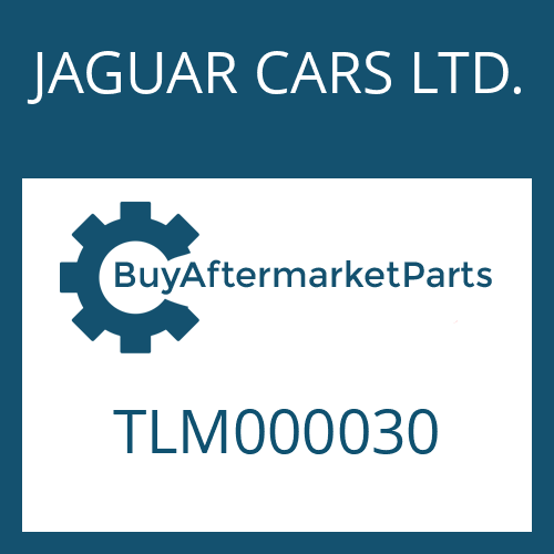 JAGUAR CARS LTD. TLM000030 - SCHEIBENSATZ