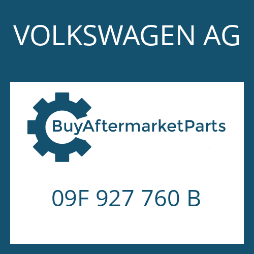 VOLKSWAGEN AG 09F 927 760 B - MECHATRONIC