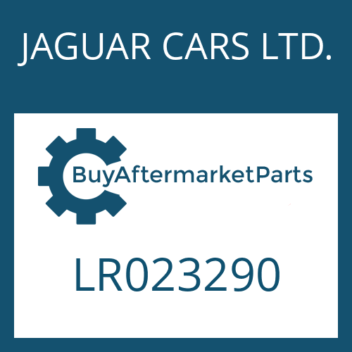 JAGUAR CARS LTD. LR023290 - SEAL KIT