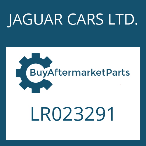 JAGUAR CARS LTD. LR023291 - SEAL KIT