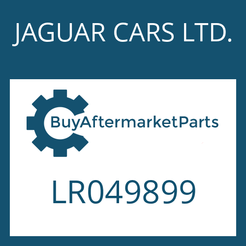 JAGUAR CARS LTD. LR049899 - SEAL KIT