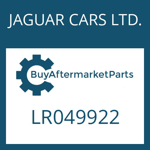 JAGUAR CARS LTD. LR049922 - STEUERUNG