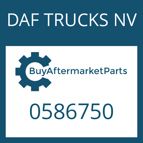 DAF TRUCKS NV 0586750 - COMPRESSION SPRING