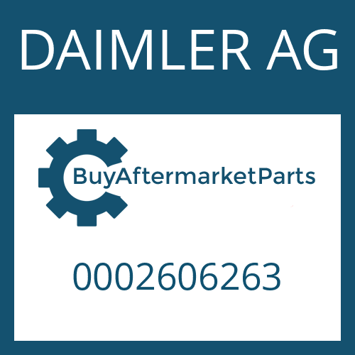 DAIMLER AG 0002606263 - SHIFT CYLINDER