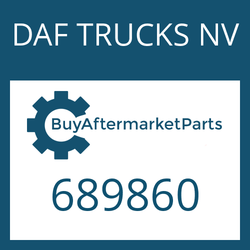 DAF TRUCKS NV 689860 - IDLER GEAR