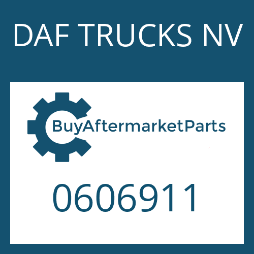 DAF TRUCKS NV 0606911 - SPEEDOMETER PINION