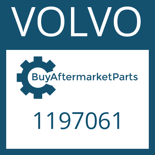 VOLVO 1197061 - DOUBLE GEAR for Heavy Equipment
