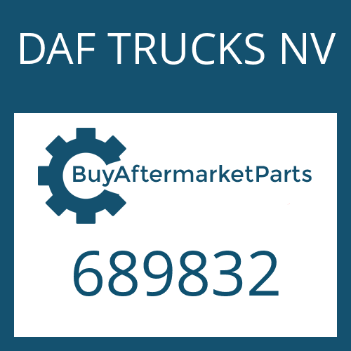 DAF TRUCKS NV 689832 - HELICAL GEAR