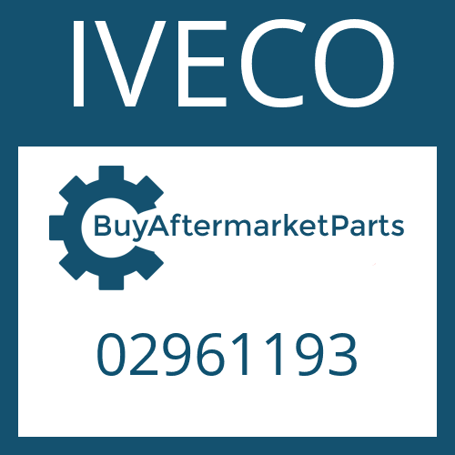 IVECO 02961193 - HELICAL GEAR